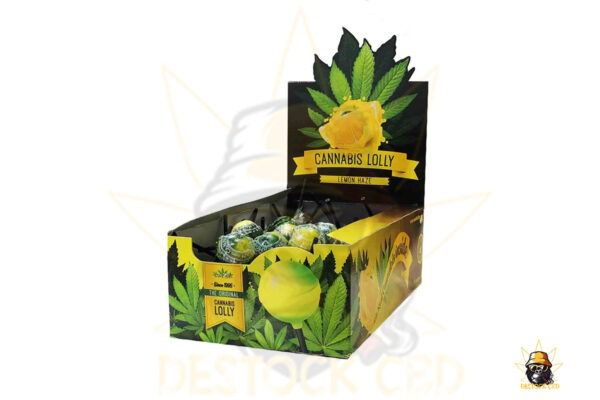 Sucette Cannabis Lemon Haze - Destock CBD