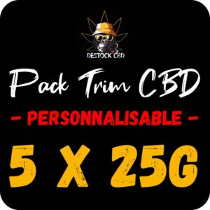 pack cbd trim cbd personnalisable 5x25g