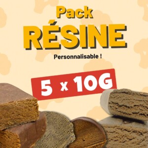 Pack Résines CBD 5x10g