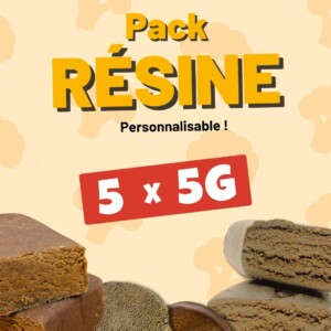 Pack Résines CBD 5x5g