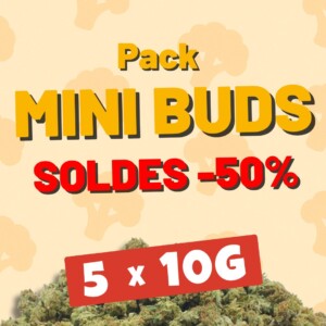 Pack Soldes Mini Buds 5x10g