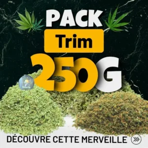 Pack Trim CBD 250g au choix - Mix de 5 variétés x 50g - Nouvelle récolte 2026 Destock CBD