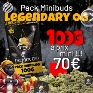 Pack Mini Buds 100G Legendary OG à 70€