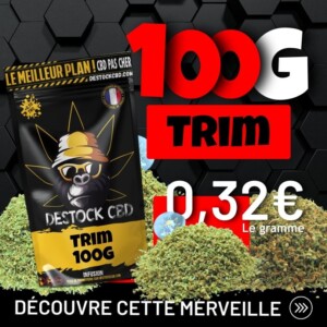 Trim 100G à partir de 0,32€ le gramme chez Destock CBD
