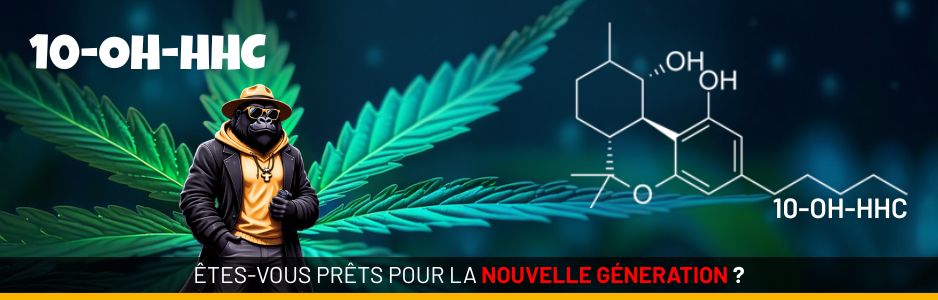 Structure du 10-OH-HHC et métabolisme